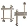 Mail & Female Crossbar Nipple Vices | Nipple Play 2 Stuks 1 Mail & Female Crossbar Nipple Vices | Nipple Play 2 Stuks -BODY & HEALTH Verkoop 12915 METAL 04