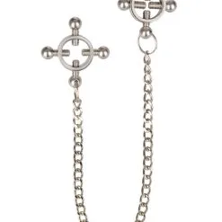 Mail & Female Nipple Star | Tepelklemmen Met Ketting -BODY & HEALTH Verkoop 12965 BLACK 01