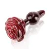 Beauty | Red Rose | Butt Plug Van Glas -BODY & HEALTH Verkoop 21136 RED 01
