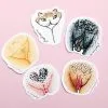 The Vulva Gallery | Celebrate Vulva Diversity | Stickers -BODY & HEALTH Verkoop 4045The Vulva Gallery Sticker Set 1 Celebrate Diversity