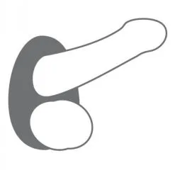 Mail & Female Domino | Liquid Soft Cock & Ball Ring