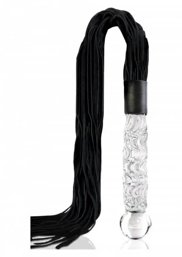 Icicles | Glazen Suede Dildo-zweep 3 Icicles | Glazen Suede Dildo-zweep