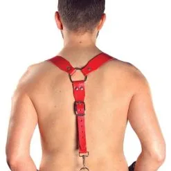 Mister B Harness | Rood -BODY & HEALTH Verkoop 5538Mister B Harness Rood