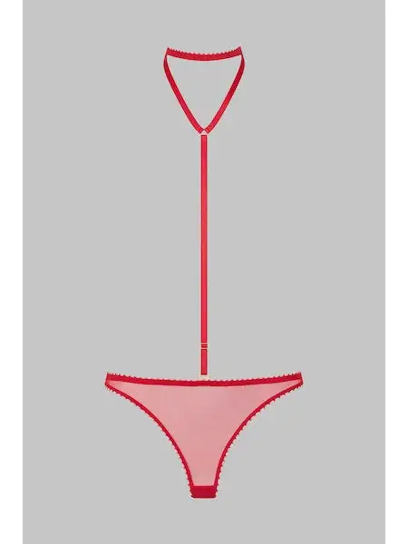 Maison Close | Accroche Coeur | Brazilian Met Harnas Rood 3 Maison Close | Accroche Coeur | Brazilian Met Harnas Rood