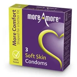 Moreamore More Amore Condoom | Soft Skin -BODY & HEALTH Verkoop 5689More Amore condoom Soft Skin