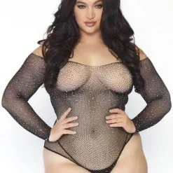 Leg Avenue | Body Fishnet Rhinestone | Plus Size