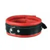 King Kink | Luxe Collar | Black Red -BODY & HEALTH Verkoop 7066Leather collar luxe 5 cm