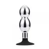 Steel Two Balls | Anal Plug -BODY & HEALTH Verkoop 7083Steel two balls anal plug with suction cap