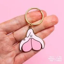 The Vulva Gallery | Clit Keychain Pink