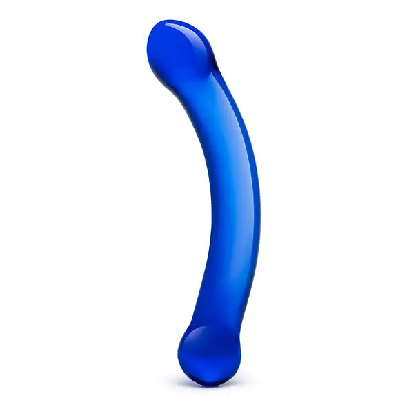 Mail & Female Glas | G-spot Stimulator | Dildo Glas Blauw 3 Mail & Female Glas | G-spot Stimulator | Dildo Glas Blauw