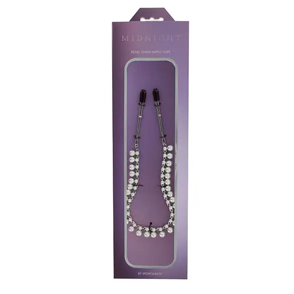 Sportsheets Midnight Pearl Chain | Tepelklem 4 Sportsheets Midnight Pearl Chain | Tepelklem - Afbeelding 2