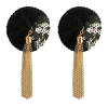 Diva | Sequin Pasties, Chain Tassels Zwart -BODY & HEALTH Verkoop KD BG300