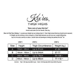 LEG AVENUE Kix'ies | Monica | Thigh Highs Red -BODY & HEALTH Verkoop Monicathighhighredmaten