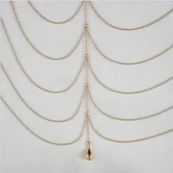 Sylvie Monthulé Sylvie Monthule | Borst Sieraad | Bustier Drape -BODY & HEALTH Verkoop Sylvie Monthule borst sieraad bustier drape 2