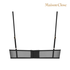 Maison Close | L'Amoureuse Noir | Balconette Mesh -BODY & HEALTH Verkoop corset bra black bk