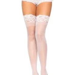 Leg Avenue | Classic Sheer Stay Up -BODY & HEALTH Verkoop leg avenue 1022 wit scaled