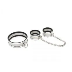 Mail & Female | Steel Collar & Cuffs